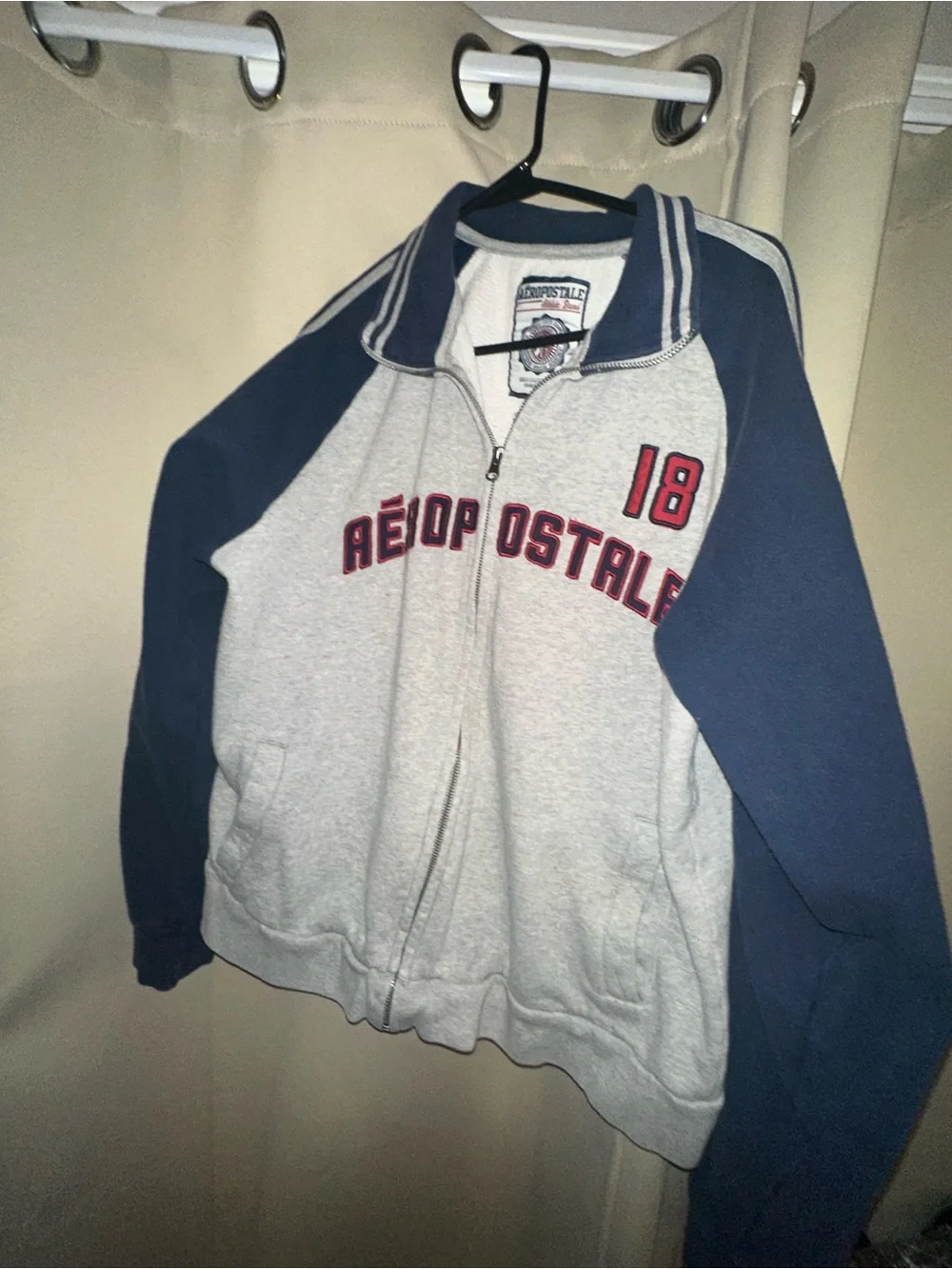 Vintage y2k Aeropostale full zip color block jacket size XL